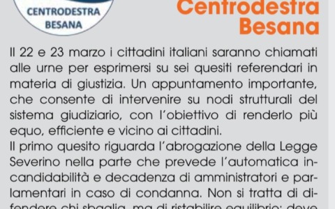 Il Centrodestra e la svista sul referendum: informazioni risalenti al 2022