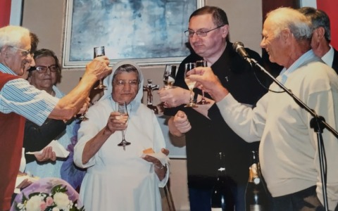 Il rione San Lorenzo saluta suor Antonia