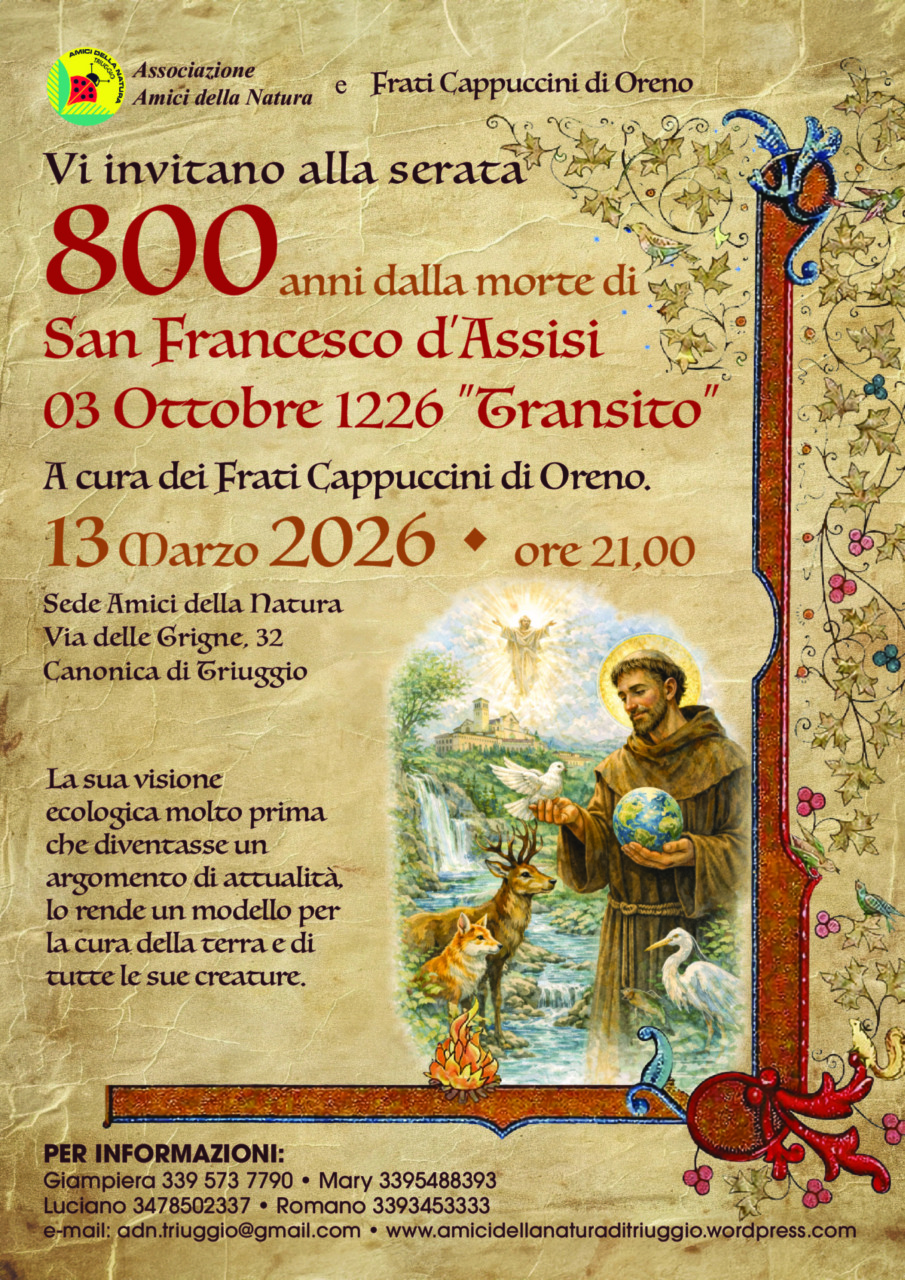San Francesco d’Assisi: ecologia e arte in commemorazione