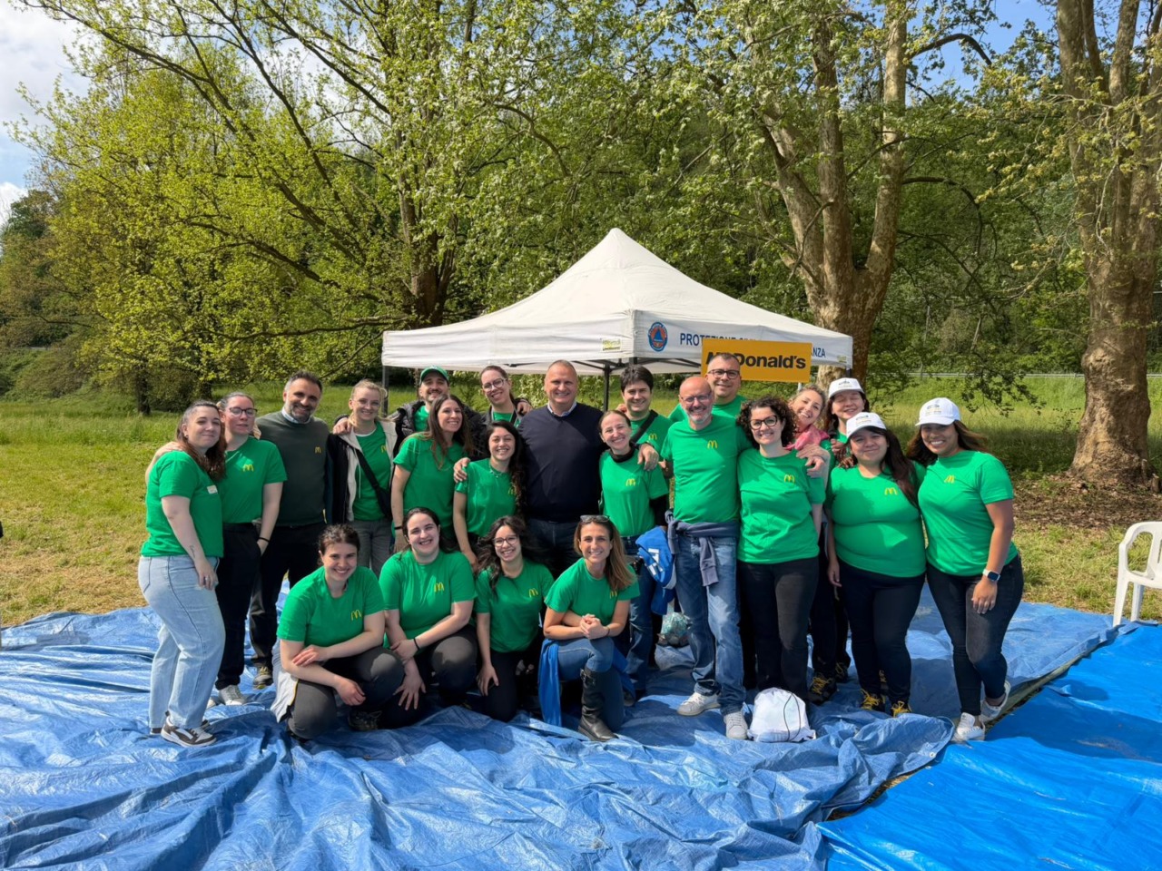 Alunni in visita al Parco Valle Lambro con McDonald’s e Protezione Civile