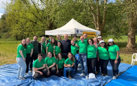 Alunni in visita al Parco Valle Lambro con McDonald’s e Protezione Civile