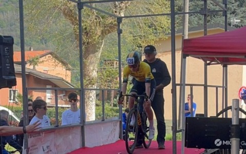 Lorenzo Soldarini conquista il podio nella cronoscalata di Brusimpiano