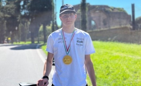 Lorenzo Soldarini sesto al GP Liberazione di Roma