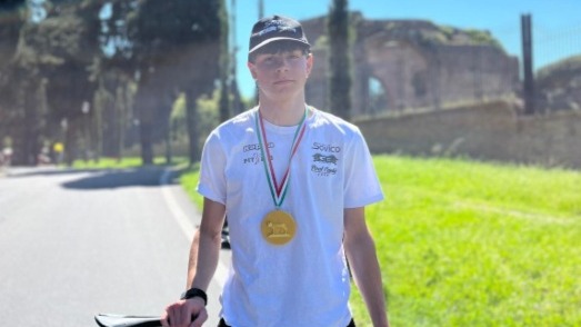 Lorenzo Soldarini sesto al GP Liberazione di Roma