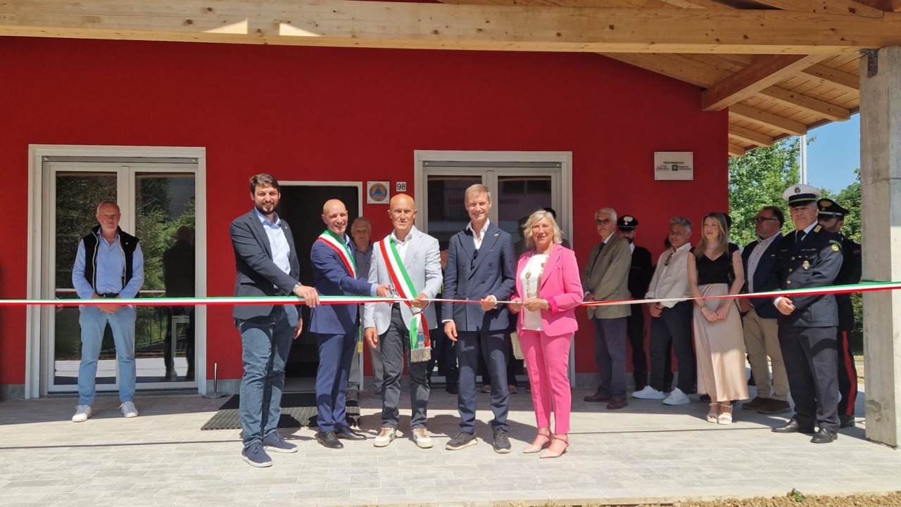 Inaugurata la nuova sede della Protezione Civile intercomunale