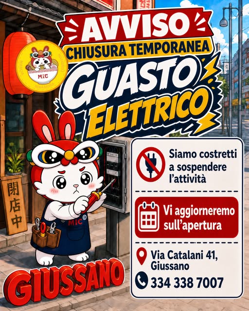 Il Ramen Giussano chiuso per mancanza di agibilità