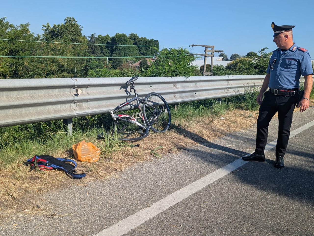 Ciclista gravemente ferito da un’auto a Sovico